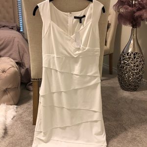 White Tank Knit Dress Never Worn